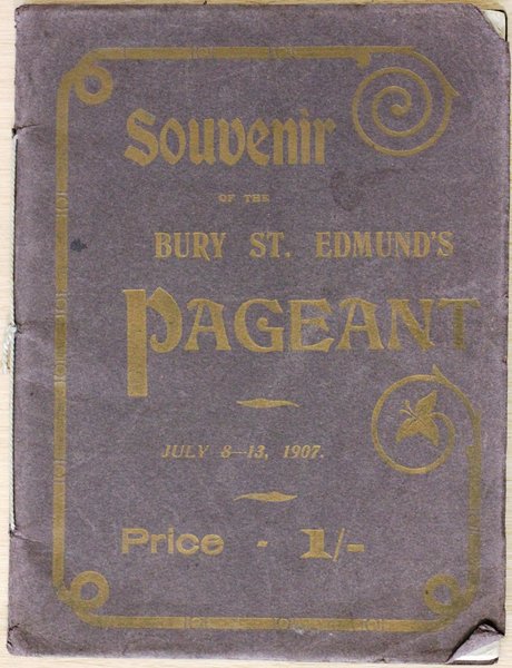 Front page of souvenir