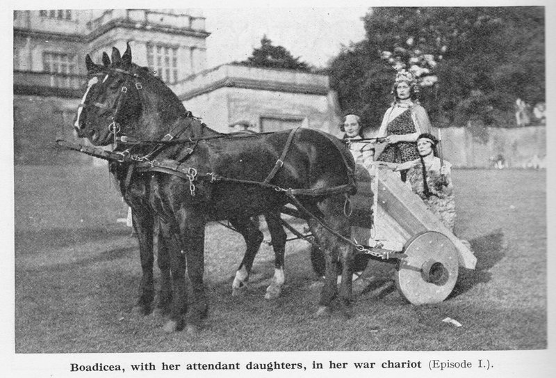 Boadicea in the Nottingham pageant 1935