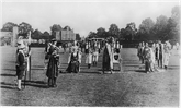 Carlisle Pageant, 1928: Edward I condemns two of his Scottish opponents to death