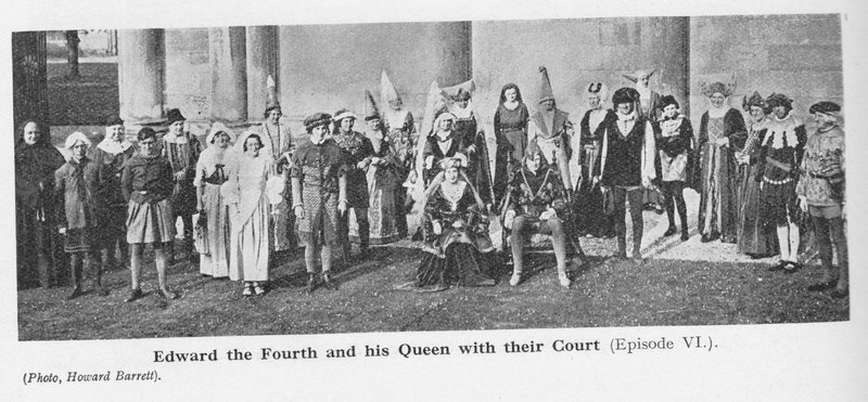 Edward IV in the Nottingham Pageant 1935