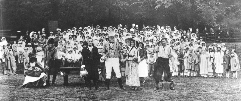 Episode IX of Carlisle 1928 showing John Peel and the Gretna Green scene