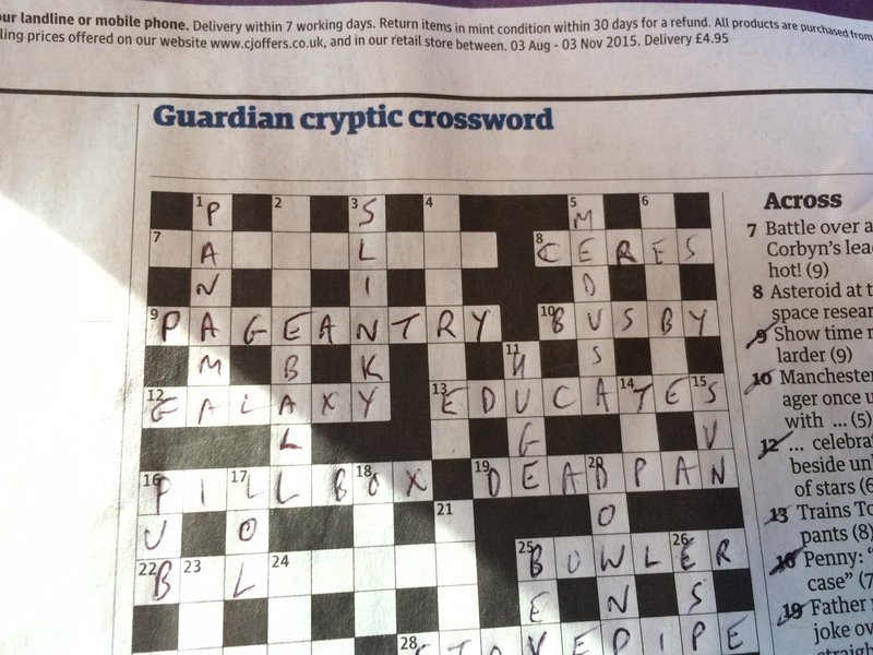 Mark's Cryptic Crossword