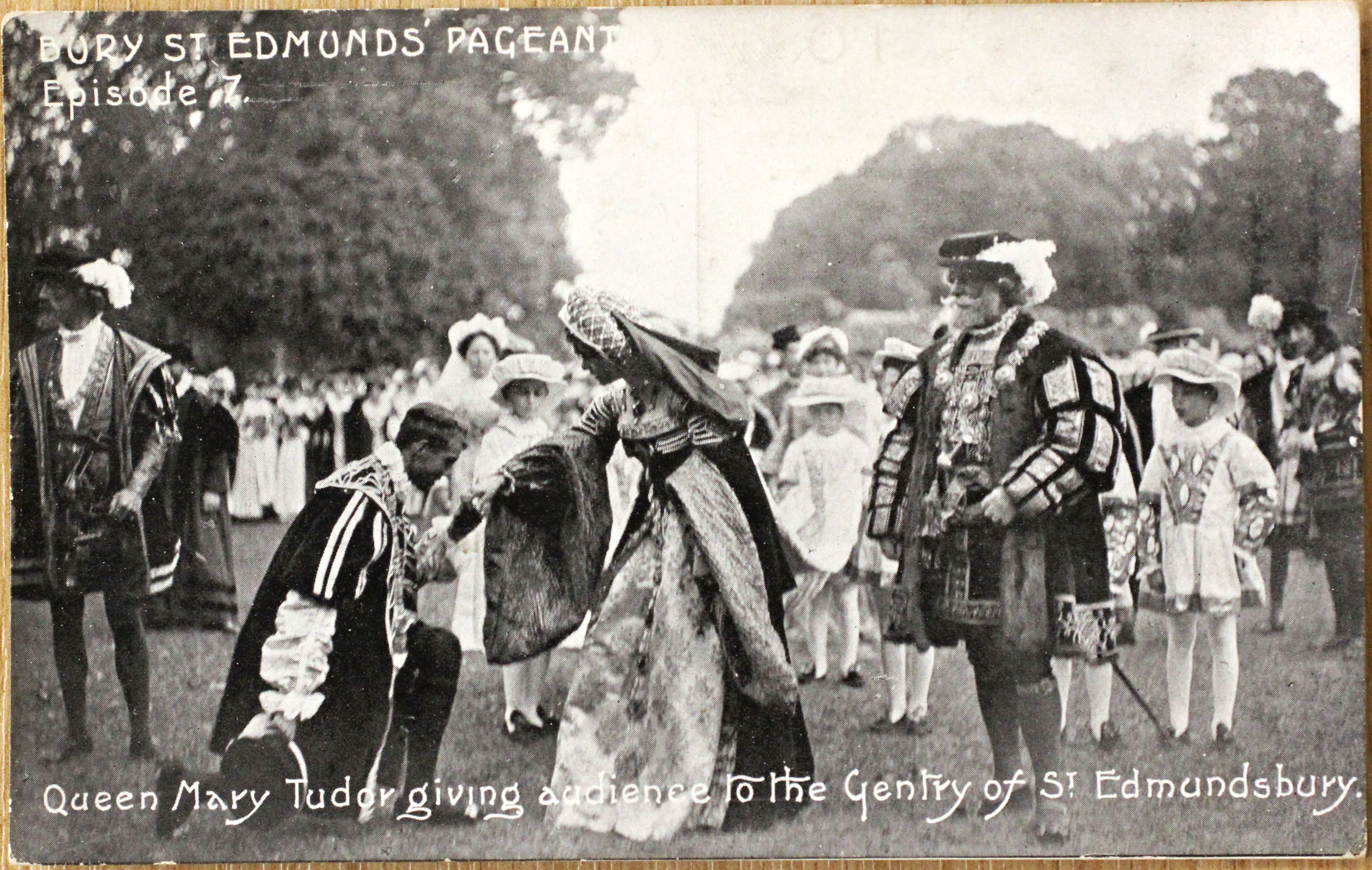 Bury St Edmunds Pageant 1907 Postcard 