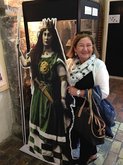 Linda poses with Boudicca