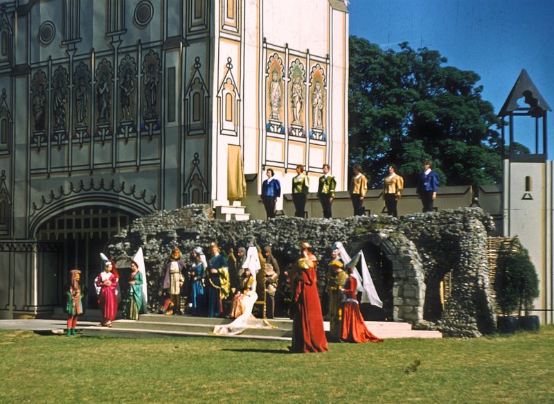 Crowd Scene in the Bury St Edmunds Pageant of 1959