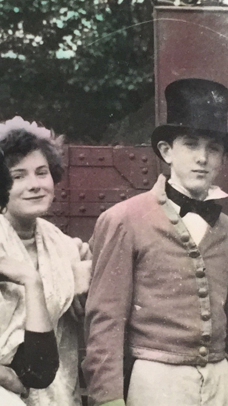 Margaret Steed in costume at the 1959 pageant