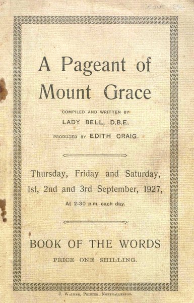 Mount Grace Pageant Book of Words