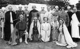 Performers playing Normans in the 1951 Carlisle pageant