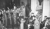 Preston Parish Church Pageant 1955: indoor scene