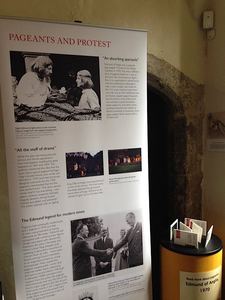 Part of the exhibition at Moyse's Hall